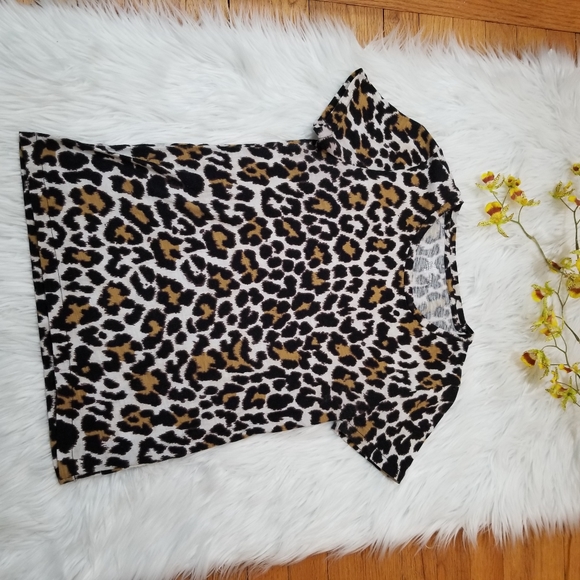 J.CREW Bundle 2 T-Shirt Short Sleeves, one Animal Print And Yellow SIZE XS. - Picture 4 of 16